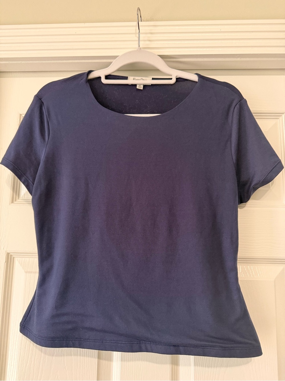 Emma James Navy Short-Sleeve Crewneck Tee